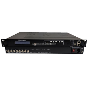 CATVデジタル変調器4 8 FTA DVB-S2 DVB-C DVB-T ATSC ISDBTチューナーからRFトランスモジュレーターDVBT2変調器