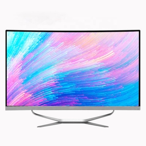 2021ธุรกิจ27นิ้วหน้าจอโค้ง Full HD 1920*1080ชนะ10ใหม่ I5 I7แกนคอมพิวเตอร์หน้าจอ PC การศึกษาออนไลน์ AIO - Product Image 3