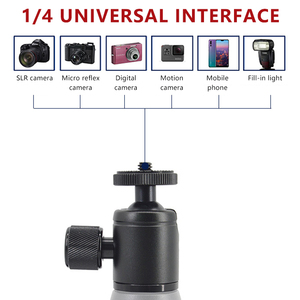 S10 dayanıklı ürün alüminyum alaşım profesyonel fotoğraf taşınabilir mini bilya kafa mini tripod kamera tripodu dağı - Product Image 3