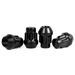Tùy chỉnh màu đen mạ 6 điểm spline bánh xe Lug Nuts với ổ cắm công cụ quan trọng - Product Image 3