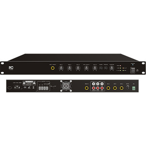 Amplificador de audio profesional de clase D, amplificador mezclador de clase D de 350W, con entrada de micrófono de 4 clavijas de teléfono, 2 Auxiliares, salida de 100V y 4-16 - Product Image 1