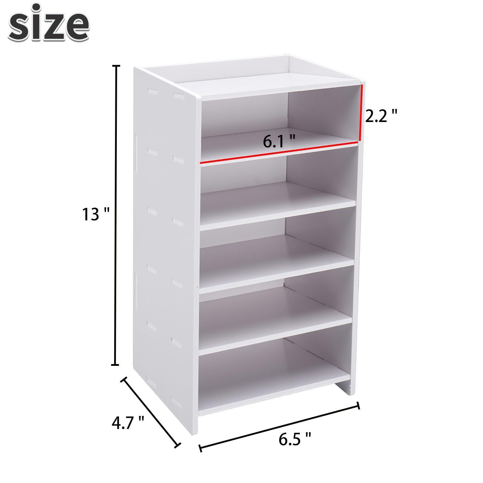 5-Tier Desktop Marker Organizer