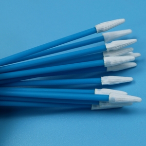 3&quot; Lint Free Small Pointed Dacron Detailing <strong>Swab</strong> Cleanroom Polyester <strong>Swab</strong> with Blue Handle - Product Image 5