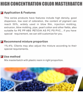 Low Price Masterbatch Linear Low Density Polyethylene Pellets Indigo Blue Color Masterbatch Extrusion Blow Moulding