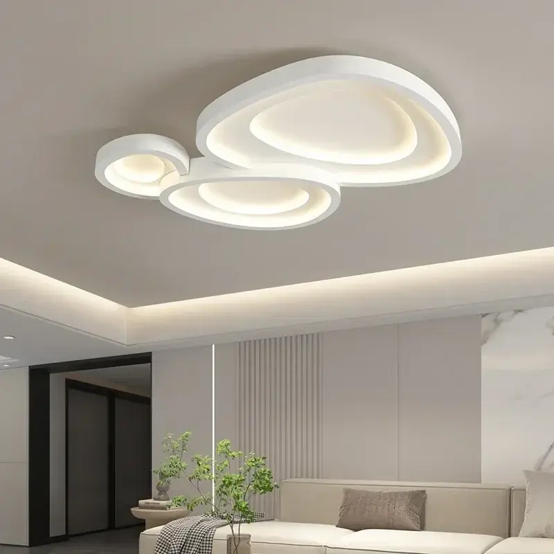 Lustre moderno com luzes para quarto, sala de jantar, cozinha, iluminação interna, luminárias suspensas para decoração de ambientes