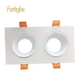 Tanıtım ledi gu10 spot kare yuvarlak değiştirilebilir çerçeve gömme gu10 home g5.3 downlight aksesuarları fikstür ev için - Product Image 4