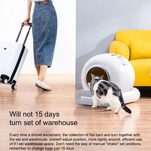 スマートクイックセルフクリーニングビッグキャットトイレ自動APPリモコン自動キャットリターボックス - Product Image 6