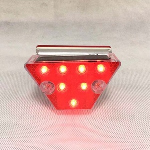 Trafik otoyol kenar bariyeri ışıkları yansıtıcı yamuk Delineator sonrası LED güneş Delineator - Product Image 3