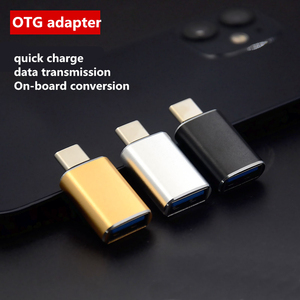 定制标志金属亮点Usb3.0母对c型公Otg适配器转换器usb-c Otg连接器Usb3.0至c型适配器 - Product Image 2