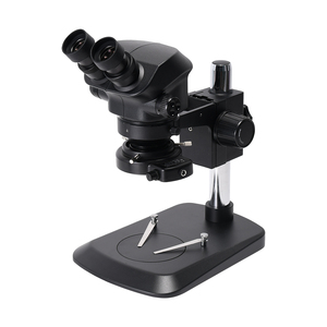 HD 7x-50x Microscopio estéreo con zoom continuo Herramienta de soldadura Binocular Microscopio de fuente de luz LED para reparación de soldadura móvil - Product Image 1