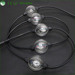 SHIJI alta calidad personalizado 360 grados LED bola luz cadena 50mm SMD5050 RGB LED DMX512 Pixel bola luz Digital para exteriores - Product Image 4