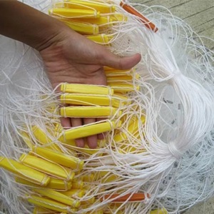 25/50/100 M 3-Lagen-Monofilament-Kiemen netz mit Schwimmer zum Angeln für Fische und Meeres lebewesen - Product Image 2
