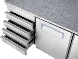 Commercial Refrigerator Salad bar Counter Fridge 5 Drawers <strong>Under</strong> Counter Refrigerator Worktable Top <strong>Chiller</strong> With Drawer - Product Image 4