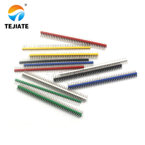 Color <strong>Pin</strong> <strong>Header</strong> Single Row <strong>Pins</strong> 1*40 Double Row <strong>Pins</strong> <strong>2</strong>*40P Uy2 Rj-45 Terminal f Home Connector Plug - Product Image 2