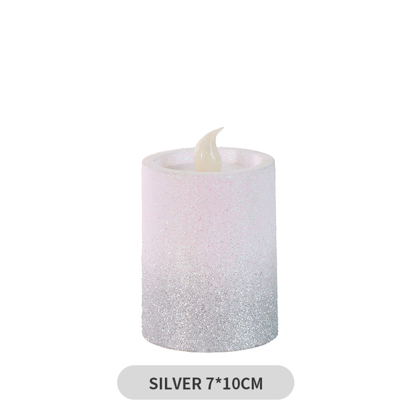 Cabeza de vela de polvo de plata