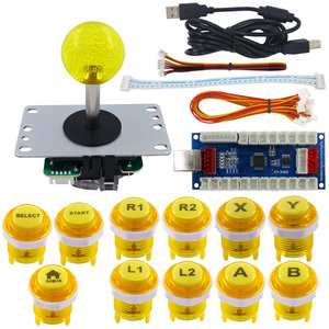 Juego de Arcade con placa de Control USB, codificador USB sin retardo, Joystick LED, botones LED para consolas de videojuegos - Product Image 5