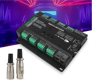 32 канала 96A RGBW DMX 512 светодиодный декодер контроллер для DC5-24V RGBW RGB светодиодный свет 8 бит/16 бит