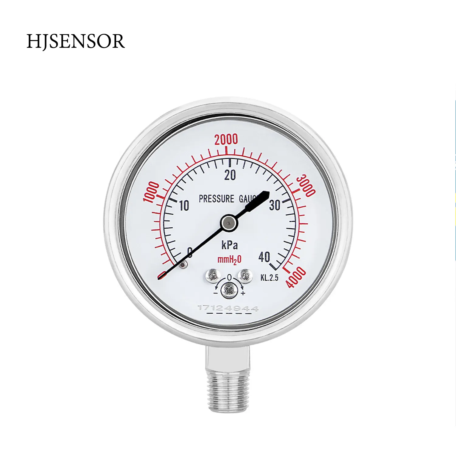 Wholesale pointer pressure sensor analog manometer 40mm 50mm 63mm 75mm 100mm pressure gauge for medium-press