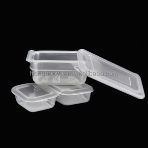 可定制的一次性宠物托盘，用于鸡蛋和豆腐食品安全塑料板和碗，带侧面扣板，用于零食和蛋糕 - Product Image 2