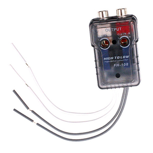 Adaptador de señal de altavoz de alto nivel a bajo nivel RCA, convertidor de Subwoofer de Audio de coche - Product Image 1