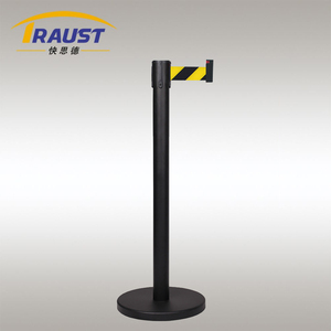 2 metre 3m 5m kuyruk kontrol direkleri geri çekilebilir kemer bariyer post, hat kontrol sonrası bariyer stanchion - Product Image 4