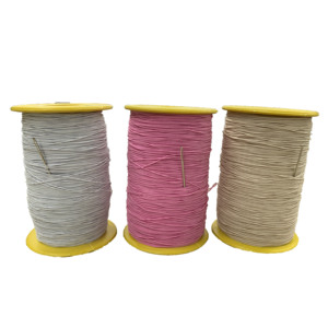 Cuerda elástica de colores de 1 MM, hilo de coser con cuentas, cuerda elástica, cuerda de artesanía para la fabricación de joyas