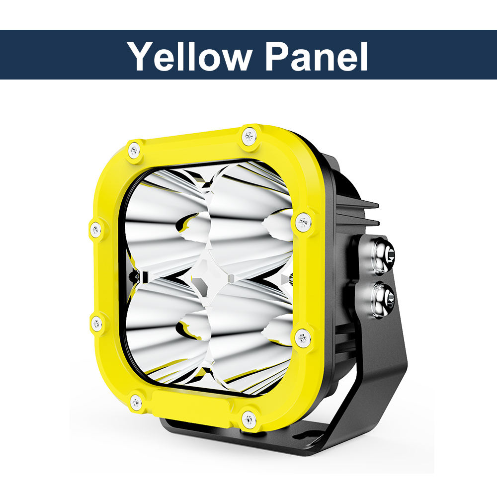 Luminaire blanc-Jaune