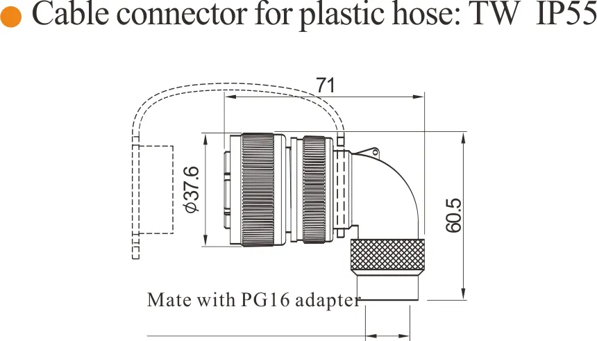 Compatible IP65 4/15PIN conector de cable circular enchufe de alimentación macho conector de cable de cinta de metal rápido
