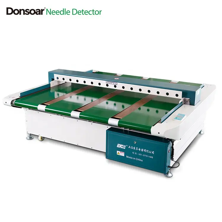 Nastro Trasportatore Larghezza Tunnel Ago Metal Detector Macchina per Biancheria Da Letto di articolo Non-tessuto, Abbigliamento
