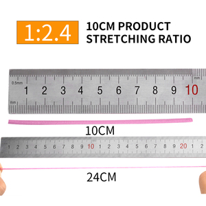 プラスチック生地カラフルなラウンドポリエステル弾性コード1mm 1.5mm 2.8mm 3mmニット弾性ウェビング - Product Image 4