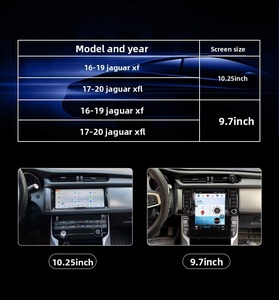 Android OS modifiye akıllı araba navigasyon büyük LCD ekran 16-20 Jaguar XF/XFL Stereo DSP merkezi kontrol CarPlay uyumlu - Product Image 6