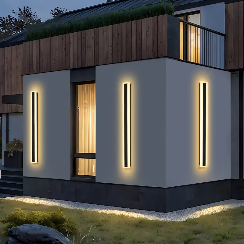 Fabbrica transfrontaliera all'ingrosso all'aperto striscia lunga impermeabile a LED luce da parete cortile villa garage ingresso parete luce IP65