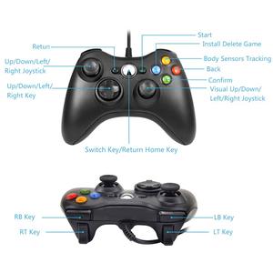 PCUSBコントローラーXbox360コントローラー用有線ゲームパッド有線ジョイスティックジョイパッドUSBゲームパッドコントロールUSBpc - Product Image 2