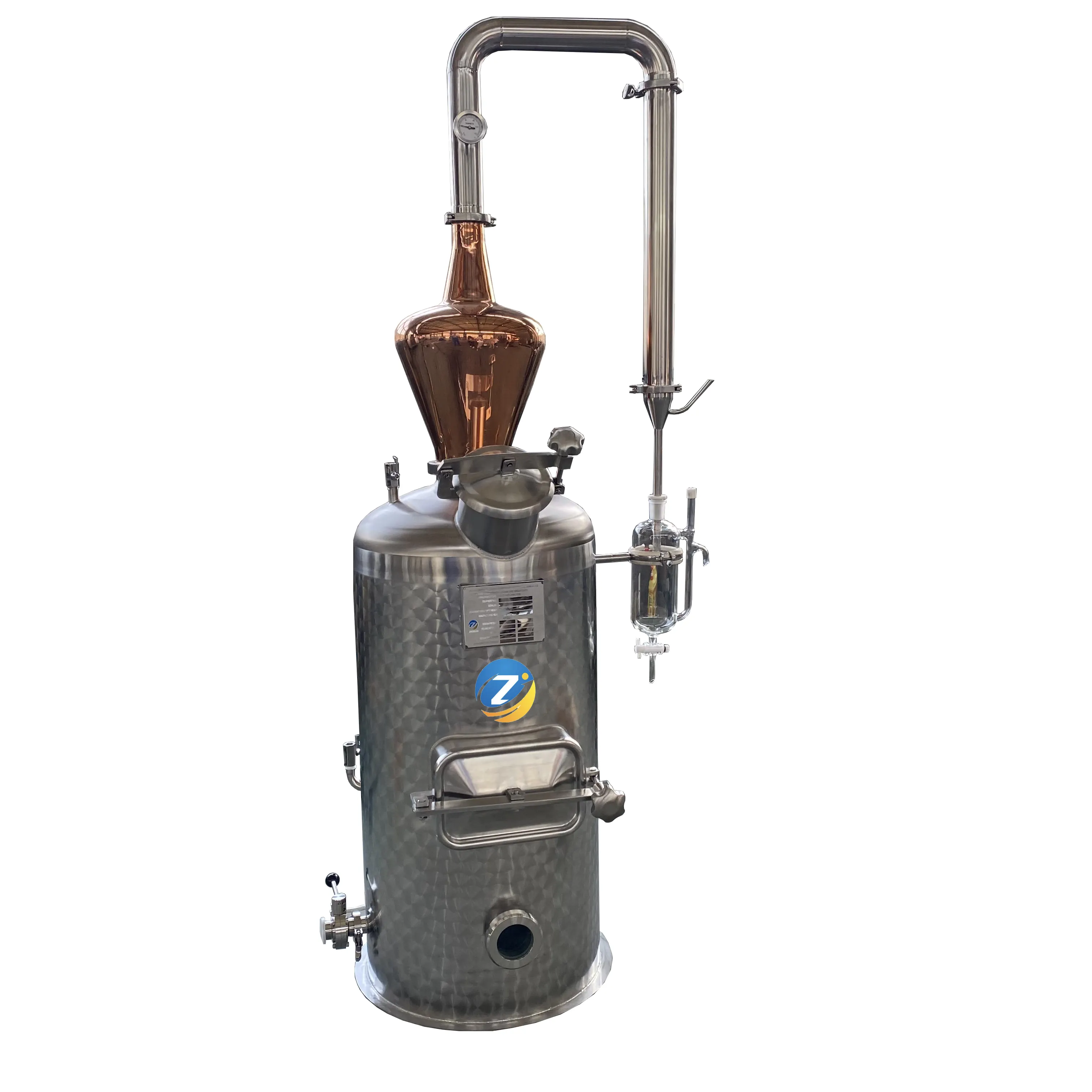 ZJ 100L Kleine Maschine zur Herstellung von ätherischen Ölen Destill ier kolonne Home Hydro lat Destillation