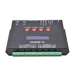 Программируемый RGB RGBW светодиодный контроллер контроля пикселей WS2801 DMX512 K-8000C SPI Dmx Функция синхронизации SD карты контроллер - Product Image 3