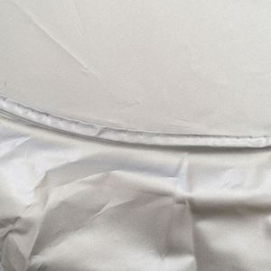 厂家批发汽车用品通用镀银布双环汽车遮阳板防晒遮阳板设计尺寸汽车