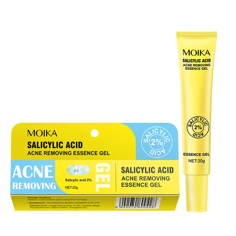 Creme de tratamento para acne e rosto, produtos para cuidados com a pele, gel de remoção de marcas de acne com ácido salicílico e ácido azelaico, atacado