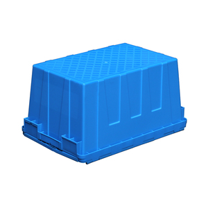 Nestable <strong>Logistics</strong> Tote Box with Attached Lid Solid Plastic <strong>Container</strong> Recyclable PP Material - Product Image 6