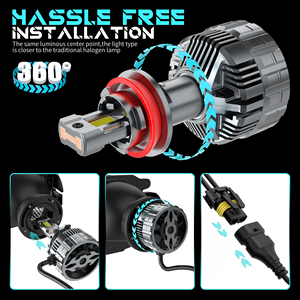 Bóng đèn pha LED ô tô Kunde 360W H4 H7 9005 9006 H11 H13 40000LM công suất cao, tầm xa 1000m - Product Image 6