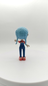 ミニソリッドPVCシミュレーション人間モデルオリジナルデザイン漫画玩具フィギュアふりをする職業画家子供用ABS素材 - Product Image 3
