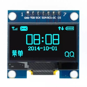 1,3-Zoll-LCD-Bildschirm Blau Weiß I2C IIC-Kommunikation 12864 OLED-Anzeige modul 4-polig