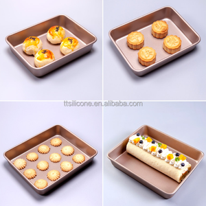 11 Inch Carbon Steel Bakeware Pan Golden Nonstick <strong>Baking</strong> Cake Pan <strong>Baking</strong> Nonstick Bakeware Sets Rectangular <strong>Baking</strong> Dish - Product Image 2