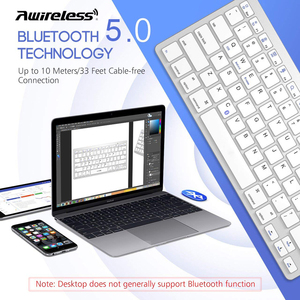 Klaviatura Computer <strong>bluetooth</strong> <strong>Keyboard</strong> Mini Clavier Azerty Pour Ordinateur Portable Small <strong>bluetooth</strong> <strong>Keyboard</strong> - Product Image 6