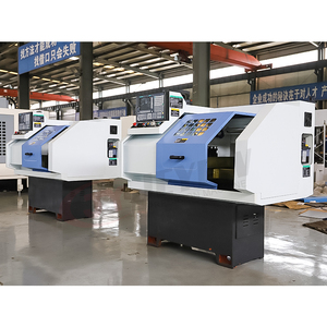 中国ミニCNC旋盤機械高精度金属製小型自動CNCフラットベッド旋盤 - Product Image 3