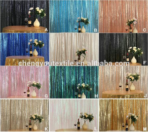 Chúc mừng sinh nhật vàng đám cưới <span class=keywords><strong>sequin</strong></span> Backdrop màn Bảng điều khiển trang trí sân khấu - Product Image 3