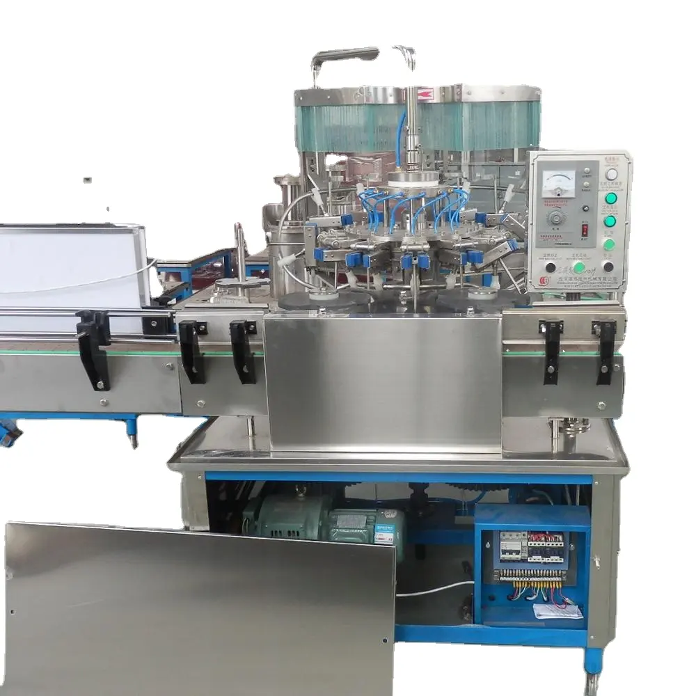 small Ice Tea Beverage Filling Machine, Juice Production Line For glass Bottles