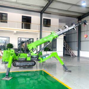 Yitaiwei 3.0 5 טון עגור משאית עכביש זחילה 3 טון הידראולי טלסקופי בום 9.2 מ 'הרמת גובה צריכת דלק נמוכה - Product Image 5