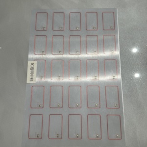 A3サイズ5*5レイアウトRFID PVCインレイシート125kHz F08チップスマートカード用NFC通信ビジネスホテル支払い - Product Image 4