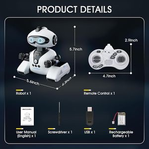 リモコンインテリジェントロボットセンシングプログラム可能な教育玩具インタラクティブウォーキングロボットジェスチャーコントロールロボット子供用 - Product Image 6