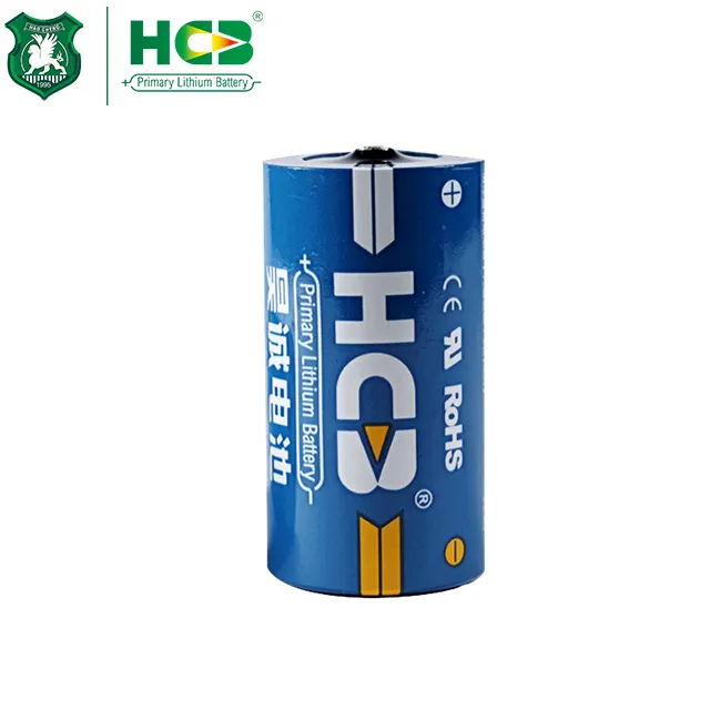 HCB Hot Sale ER26500 Lithium batterie Fabrik Hohe Kapazität 8500mAh C Größe Zylindrische 3,6 Volt Lisocl2 Primär batterie